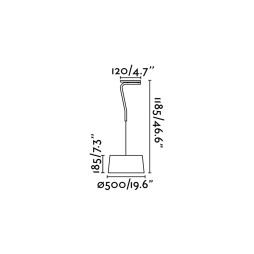 Colgante Hotel blanco Faro